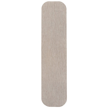 Miles Modern Minimalist Radius Corner Solid Indoor/Outdoor Area Rug